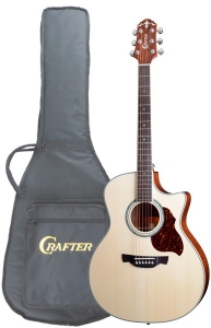 Электроакустическая гитара CRAFTER GAE-8 / N с чехлом